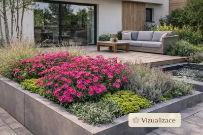 VIZUALIAZCE: hvězdnice, rozrazil Aztek Gold, bylinky, traviny aj.