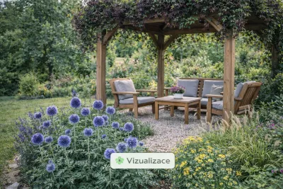 VIZUALIZACE: bělotrn, levandule, krásnoočko, třtina rákosovitá