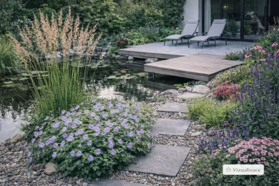 VIZUALIAZCE: kakost, třitina ostrokvětá, rozrazil dlouholistý, ostřice chocholatá aj.
