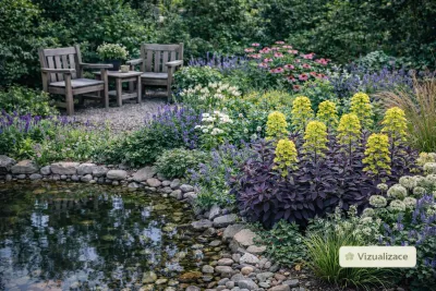 VIZAULAZACE: pryšec, třapatky, rozrazil, nepeta, kavyl aj.