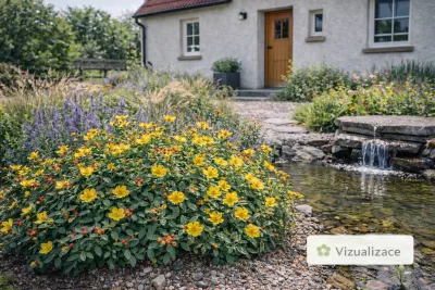 VIZUALIZACE: třezalka, rozrazil First Glory a traviny