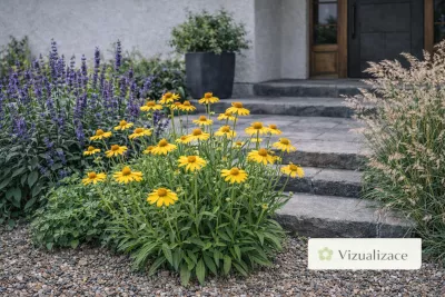 sazenice záplevák Hoopesův / helenium hoopesii sazenice-kvetin.cz VIZUALIZACE: záplevák, rozrazil a bezkolenec
