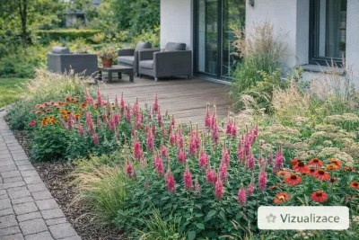 VIZUALIZACE: rozrazil, kavyl, rozchodník, třapatky, okrasné traviny aj.